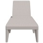 Tumbona de PP capuchino 186x60x29 cm de , Tumbonas - Ref: Foro24-364216, Precio: 114,56 €, Descuento: %