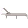Tumbona de PP capuchino 186x60x29 cm de , Tumbonas - Ref: Foro24-364216, Precio: 114,56 €, Descuento: %
