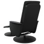 Sillón reclinable masaje con reposapiés cuero sintético negro de , Sillones - Ref: Foro24-356520, Precio: 147,41 €, Descuento: %