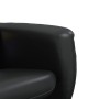 Sillón reclinable masaje con reposapiés cuero sintético negro de , Sillones - Ref: Foro24-356520, Precio: 147,41 €, Descuento: %