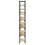 Estantería de madera ingeniería roble Sonoma 155,5x24x166,5 cm de , Librerías y estanterías - Ref: Foro24-838859, Precio: 98,...
