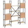 Estantería de madera ingeniería roble Sonoma 155,5x24x166,5 cm de , Librerías y estanterías - Ref: Foro24-838859, Precio: 98,...