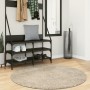 Alfombra pelo largo aspecto brillante ISTAN beige Ø 120 cm de , Alfombras - Ref: Foro24-375659, Precio: 38,18 €, Descuento: %