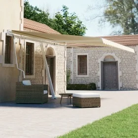 Toldo de pie automático crema 450x300 cm de vidaXL, Toldos - Ref: Foro24-3069567, Precio: 521,85 €, Descuento: %