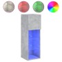 Mueble para TV con luces LED gris hormigón 30,5x30x90 cm de , Muebles TV - Ref: Foro24-837007, Precio: 57,09 €, Descuento: %