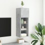 Mueble para TV con luces LED gris hormigón 30,5x30x90 cm de , Muebles TV - Ref: Foro24-837007, Precio: 57,09 €, Descuento: %