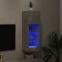 Mueble para TV con luces LED gris hormigón 30,5x30x90 cm de , Muebles TV - Ref: Foro24-837007, Precio: 57,09 €, Descuento: %