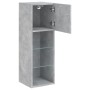 Mueble para TV con luces LED gris hormigón 30,5x30x90 cm de , Muebles TV - Ref: Foro24-837007, Precio: 57,09 €, Descuento: %