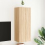 Mueble TV de pared madera ingeniería roble Sonoma 40,5x30x102cm de , Muebles TV - Ref: Foro24-836933, Precio: 59,48 €, Descue...