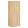 Mueble TV de pared madera ingeniería roble Sonoma 40,5x30x102cm de , Muebles TV - Ref: Foro24-836933, Precio: 59,48 €, Descue...