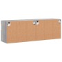 Muebles TV de pared con luces LED 2 uds gris Sonoma 60x30x40 cm de , Muebles TV - Ref: Foro24-837194, Precio: 100,30 €, Descu...