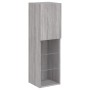 Muebles de TV con luces LED 2 uds gris Sonoma 30,5x30x102 cm de , Muebles TV - Ref: Foro24-837026, Precio: 121,16 €, Descuent...