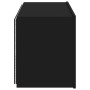 Mueble de TV de pared con luces LED negro 80x35x41 cm de , Muebles TV - Ref: Foro24-837317, Precio: 60,34 €, Descuento: %