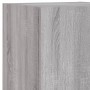 Muebles TV pared con LED 5 pzas madera ingeniería gris Sonoma de , Muebles TV - Ref: Foro24-3216609, Precio: 176,36 €, Descue...