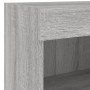 Muebles TV pared con LED 5 pzas madera ingeniería gris Sonoma de , Muebles TV - Ref: Foro24-3216609, Precio: 176,36 €, Descue...