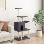 Rascador para gatos con postes de sisal gris oscuro 131 cm de , Mobiliario para gatos - Ref: Foro24-172129, Precio: 60,96 €, ...