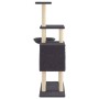 Rascador para gatos con postes de sisal gris oscuro 131 cm de , Mobiliario para gatos - Ref: Foro24-172129, Precio: 60,96 €, ...