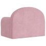 Sofá para niños felpa suave rosa de , Mobiliario para bebés y niños pequeños - Ref: Foro24-357009, Precio: 47,96 €, Descuento: %