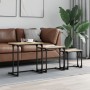 Mesas de centro apilables 3 pzas madera ingeniería roble Sonoma de , Mesas de centro - Ref: Foro24-837818, Precio: 51,75 €, D...