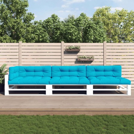 Cojines para palés 7 piezas tela turquesa de , Cojines para sillas y sofás - Ref: Foro24-3217154, Precio: 263,89 €, Descuento: %