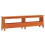Banco de recibidor madera maciza pino marrón cera 160x28x45 cm de , Bancos para recibidores y almacenamiento - Ref: Foro24-83...
