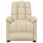 Sillón reclinable de tela crema de , Sillones - Ref: Foro24-342730, Precio: 177,82 €, Descuento: %