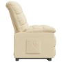 Sillón reclinable de tela crema de , Sillones - Ref: Foro24-342730, Precio: 177,82 €, Descuento: %