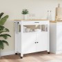 Carrito de cocina MONZA madera maciza de pino 84x40x90 cm de , Carros de cocina y comedor - Ref: Foro24-376108, Precio: 189,4...