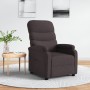 Sillón reclinable de tela marrón oscuro de , Sillones - Ref: Foro24-344895, Precio: 185,28 €, Descuento: %