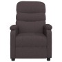 Sillón reclinable de tela marrón oscuro de , Sillones - Ref: Foro24-344895, Precio: 185,28 €, Descuento: %