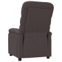 Sillón reclinable de tela marrón oscuro de , Sillones - Ref: Foro24-344895, Precio: 185,28 €, Descuento: %