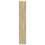 Zapatero de madera de ingeniería roble Sonoma 80x21x125,5 cm de , Zapateros y organizadores de calzado - Ref: Foro24-839926, ...