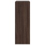 Zapatero de madera de ingeniería marrón roble 60x34x96,5 cm de , Zapateros y organizadores de calzado - Ref: Foro24-839951, P...