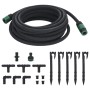 Manguera porosa para jardín caucho negro 16 mm 10 m de , Mangueras de jardín - Ref: Foro24-155868, Precio: 22,36 €, Descuento: %