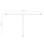 Toldo de pie retráctil manual amarillo y blanco 500x300 cm de vidaXL, Toldos - Ref: Foro24-3069578, Precio: 532,76 €, Descuen...