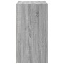Mueble de pared puertas de vidrio gris Sonoma 68x37x68,5 cm de , Taquillas y armarios de almacenamiento - Ref: Foro24-836495,...