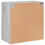 Mueble de pared puertas de vidrio gris Sonoma 68x37x68,5 cm de , Taquillas y armarios de almacenamiento - Ref: Foro24-836495,...