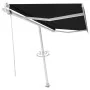 Toldo de pie automático gris antracita 450x300 cm de vidaXL, Toldos - Ref: Foro24-3069569, Precio: 512,80 €, Descuento: %