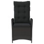 Sillones reclinable jardín cojines 2 uds ratán sintético negro de , Sillas de jardín - Ref: Foro24-365265, Precio: 219,53 €, ...