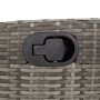 Set comedor de jardín 5 piezas con cojines ratán sintético gris de , Conjuntos de jardín - Ref: Foro24-3213217, Precio: 688,4...