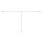Toldo de pie automático azul y blanco 600x300 cm de vidaXL, Toldos - Ref: Foro24-3069606, Precio: 626,05 €, Descuento: %