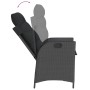 Set comedor de jardín 3 pzas con cojines ratán sintético negro de , Conjuntos de jardín - Ref: Foro24-3213094, Precio: 342,36...