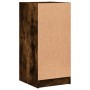 Armario auxiliar puertas de vidrio roble ahumado 35x37x75,5 cm de , Aparadores - Ref: Foro24-836403, Precio: 51,35 €, Descuen...