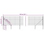 Cerca de alambre con pinchos de anclaje verde 1x10 m de , Paneles de vallas - Ref: Foro24-154129, Precio: 104,52 €, Descuento: %
