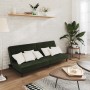Sofá cama de 2 plazas terciopelo verde oscuro de , Sofás - Ref: Foro24-375734, Precio: 231,59 €, Descuento: %