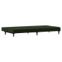Sofá cama de 2 plazas terciopelo verde oscuro de , Sofás - Ref: Foro24-375734, Precio: 231,59 €, Descuento: %