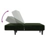 Sofá cama de 2 plazas terciopelo verde oscuro de , Sofás - Ref: Foro24-375734, Precio: 231,59 €, Descuento: %