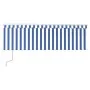 Automatic awning LED blind wind sensor blue white 4.5x3 m by vidaXL, Awnings - Ref: Foro24-3069331, Price: 646,52 €, Discount: %