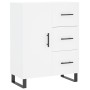 Aparador de madera de ingeniería blanco 69,5x34x90 cm de , Aparadores - Ref: Foro24-827940, Precio: 103,94 €, Descuento: %