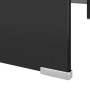 Soporte para TV/Elevador monitor cristal negro 110x30x13 cm de , Muebles TV - Ref: Foro24-244140, Precio: 124,74 €, Descuento: %